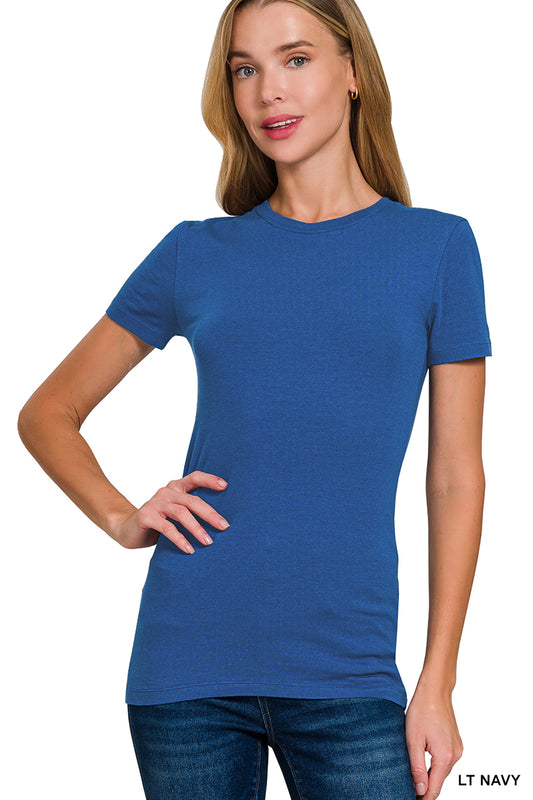 Basic crew neck short sleeve tee