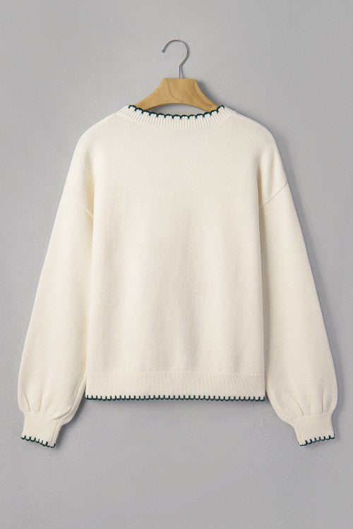 Ribbon Tree Sweater