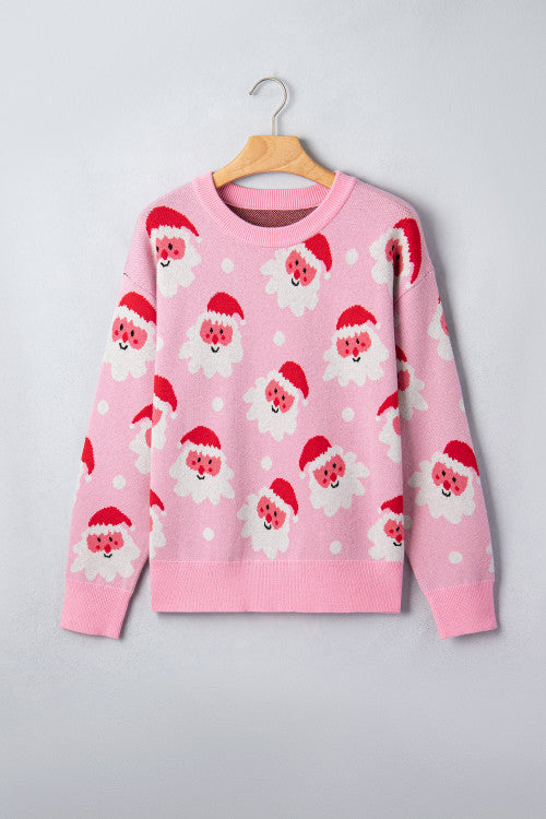 Pink Santa Crew
