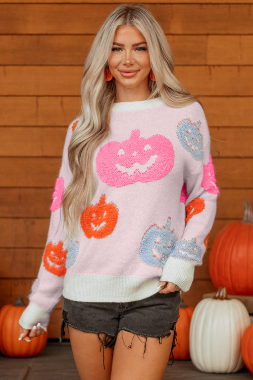 Pumpkin Pattern Sweater