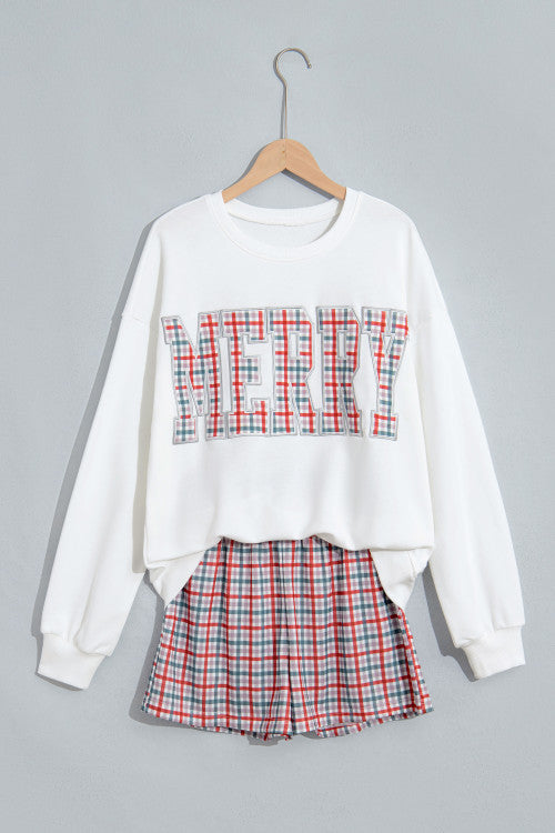 Plaid MERRY Lounge Set